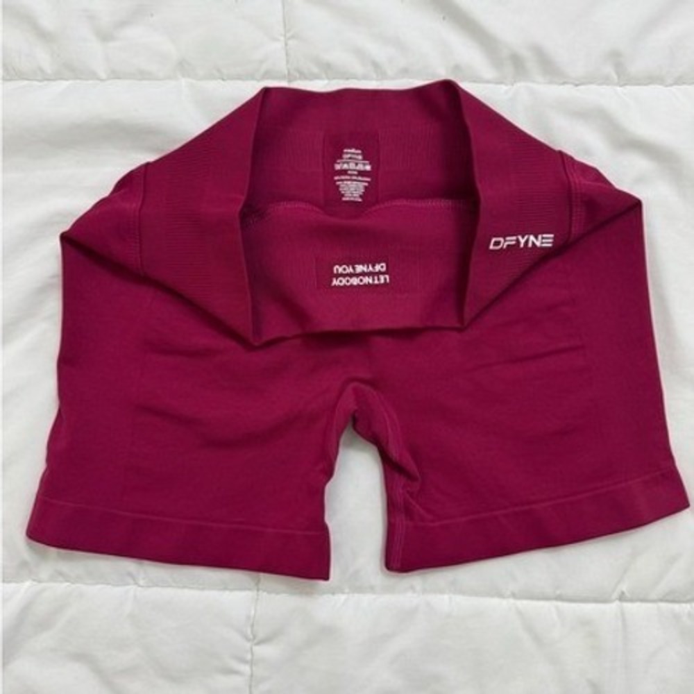 Dfyne impact shorts 4.5" berry medium - Picture 4 of 6